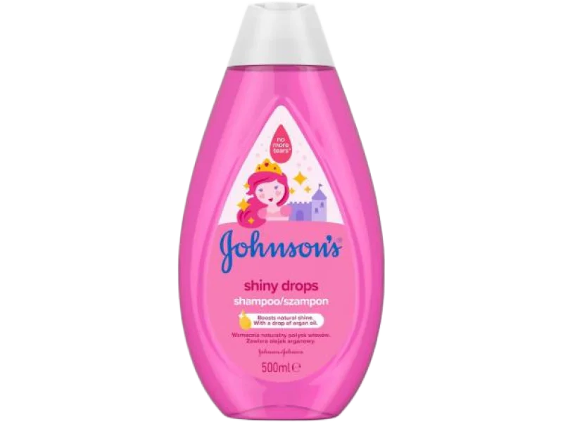 JOHNSON’S Shiny Drops Szampon do włosów dla dzieci z olejkiem arganowym