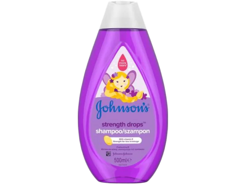 JOHNSON’S Strength Drops Szampon do włosów dla dzieci z witaminą E