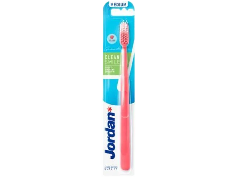 JORDAN Clean Smile Szczoteczka do zębów średnia, sprzęt medyczny