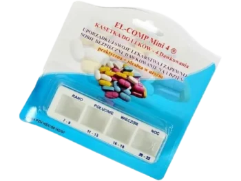 Zdjęcie produktu Kasetka do leków jednodniowa 4 dawki, sprzęt medyczny