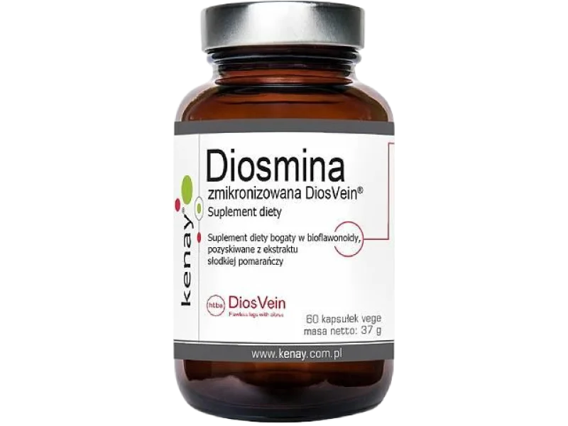 KENAY Diosmina zmikronizowana DiosVein, kapsułki, 500 mg