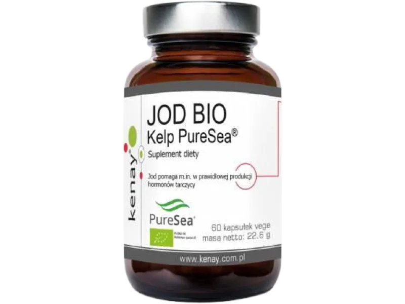 KENAY Jod BIO Kelp PureSea, kapsułki, 200 µg
