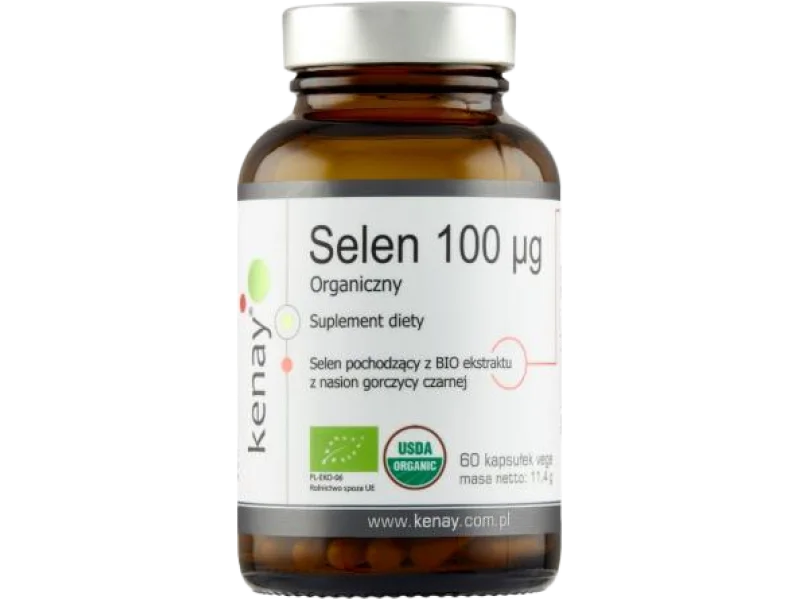 Kenay Selen Organiczny, kapsułki, 100 mcg