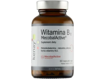 Zdjęcie produktu KENAY Witamina B12 MecobalActive, kapsułki, 250 mcg
