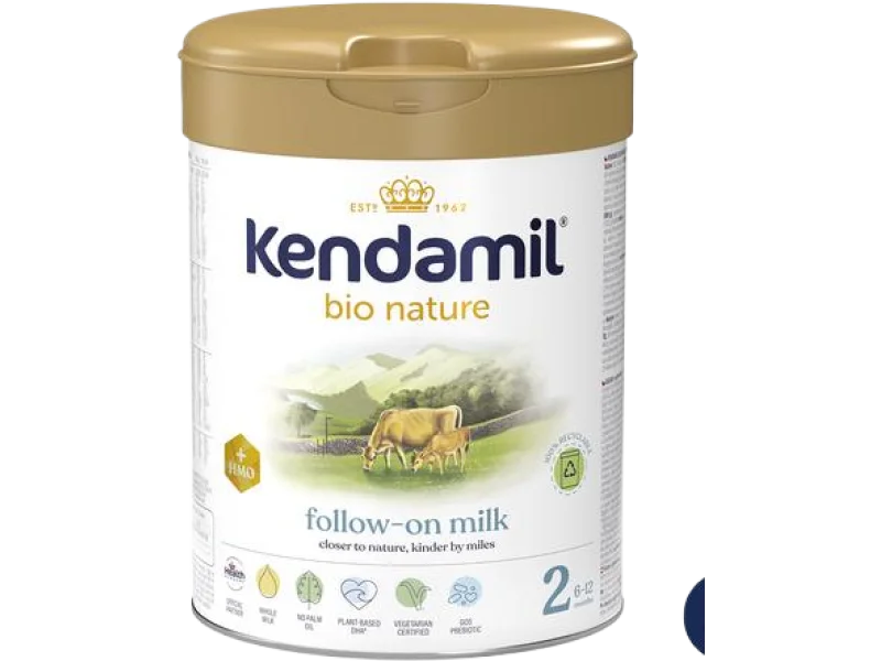 Kendamil BIO Nature 2 HMO+ Mleko następne dla niemowląt od 6 do 12 miesiąca życia, proszek