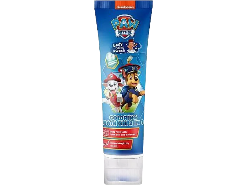 KIDS Psi Patrol Koloryzujący żel do kąpieli guma balonowa