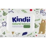 Kindii Natural Balance Chusteczki dla niemowląt i dzieci