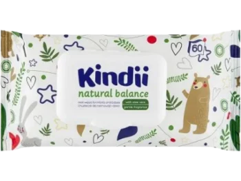 Kindii Natural Balance Chusteczki dla niemowląt i dzieci