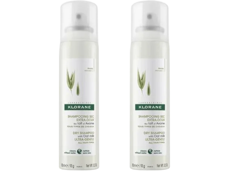 KLORANE Suchy szampon z mleczkiem z owsa, spray