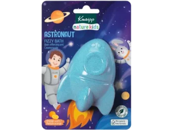 Zdjęcie produktu Kneipp nature kids Musująca figurka do kąpieli Astronauta Pomarańcza, kostka