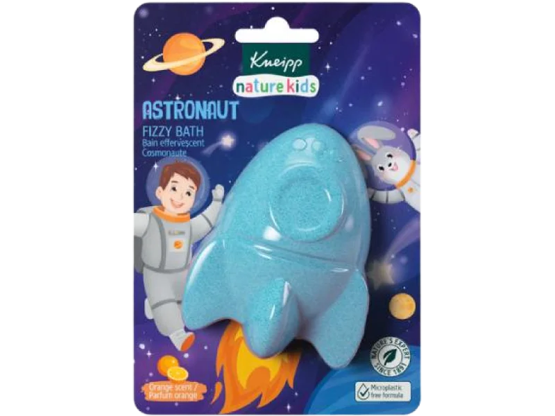 Kneipp nature kids Musująca figurka do kąpieli Astronauta Pomarańcza, kostki