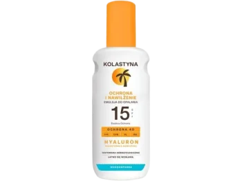 KOLASTYNA Hyaluron Ochrona i Nawilżenie Emulsja do opalania SPF15, SPF15
