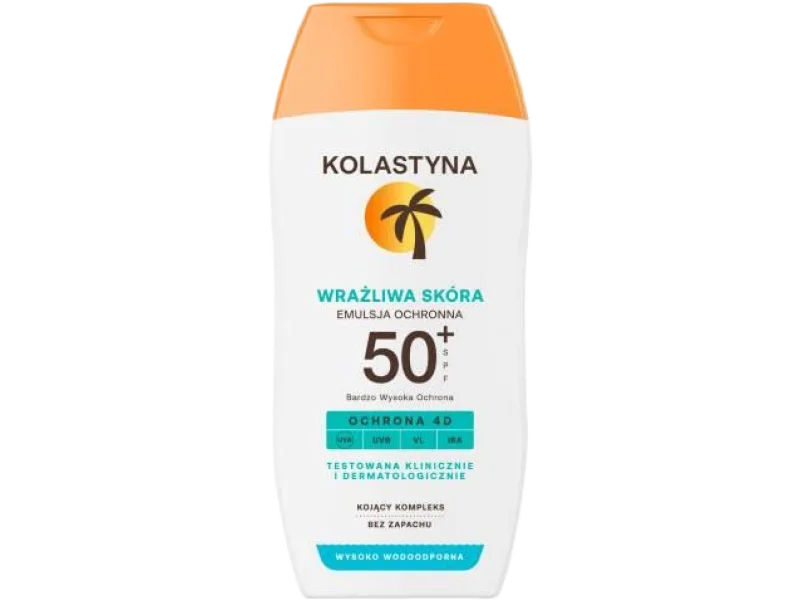 KOLASTYNA Wrażliwa skóra Emulsja ochronna SPF50+, emulsja na skórę
