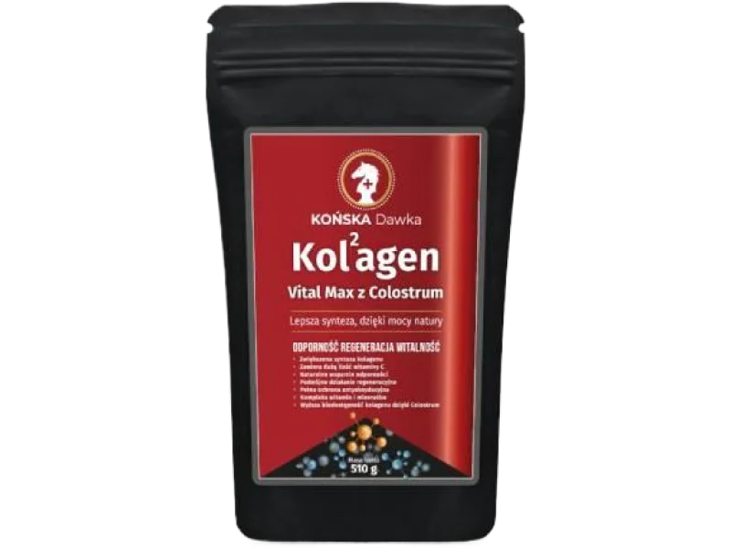 Końska Dawka Kolagen Vital Max z Colostrum, proszek