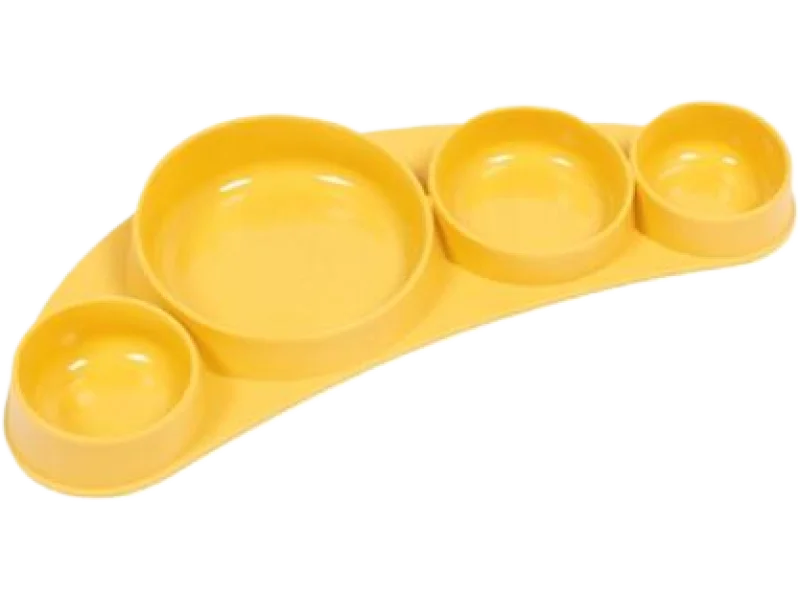 KOO-DI Tiny Tapas Silikonowy talerz Buttercup, sprzęt medyczny