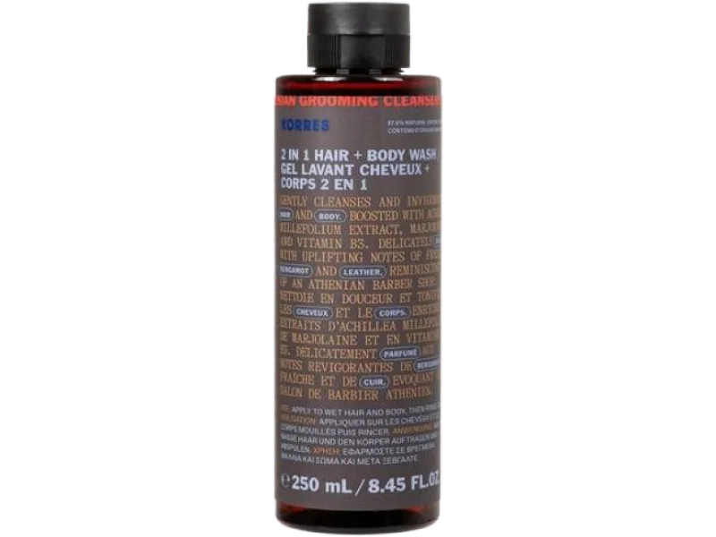 Korres Achillea Men Szampon & żel pod prysznic 2w1