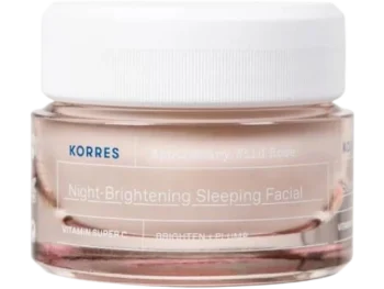 Zdjęcie produktu Korres Apothecary Wild Rose Krem-Maska na noc rozjaśniająca przebarwienia