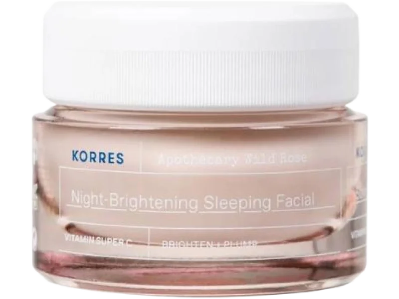 Korres Apothecary Wild Rose Krem-Maska na noc rozjaśniająca przebarwienia