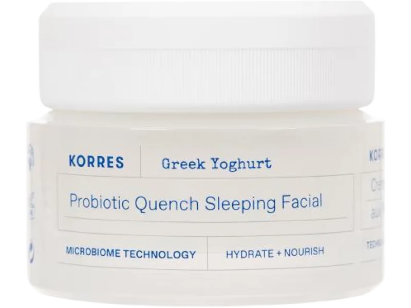 KORRES Greek Yoghurt Probiotic Quench Sleeping Facial Ultranawilżający krem na noc