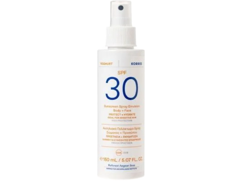 KORRES YOGHURT emulsja ochronna do ciała i twarzy SPF30