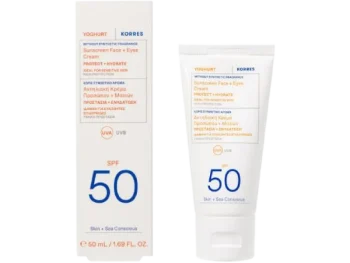 KORRES YOGHURT Krem-żel ochronny do twarzy i oczu SPF50, kremożel