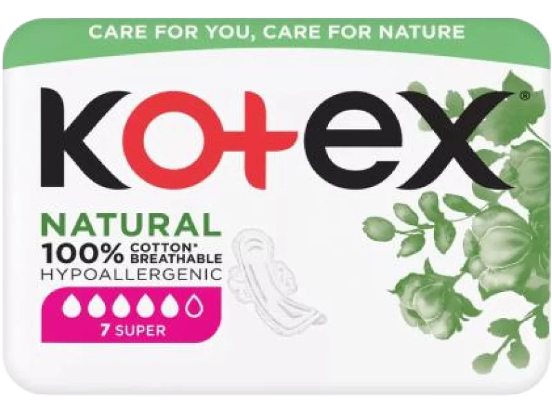 KOTEX Natural super podpaski