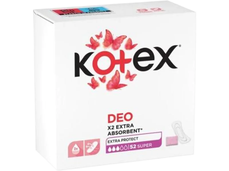 KOTEX Wkładki higieniczne Super Deo