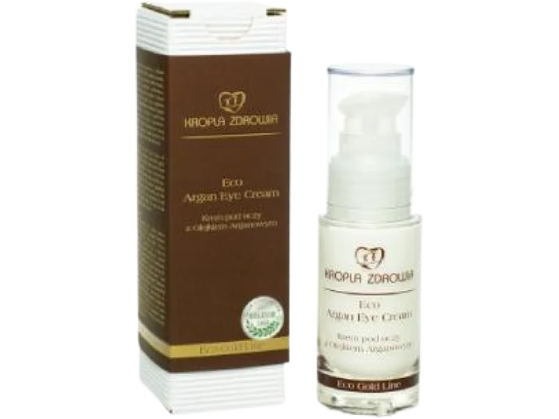 KROPLA ZDROWIA Eco Argan Eye Cream Krem pod oczy z olejkiem arganowym