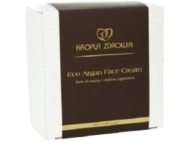 KROPLA ZDROWIA Eco Argan krem do twarzy z olejkiem arganowym
