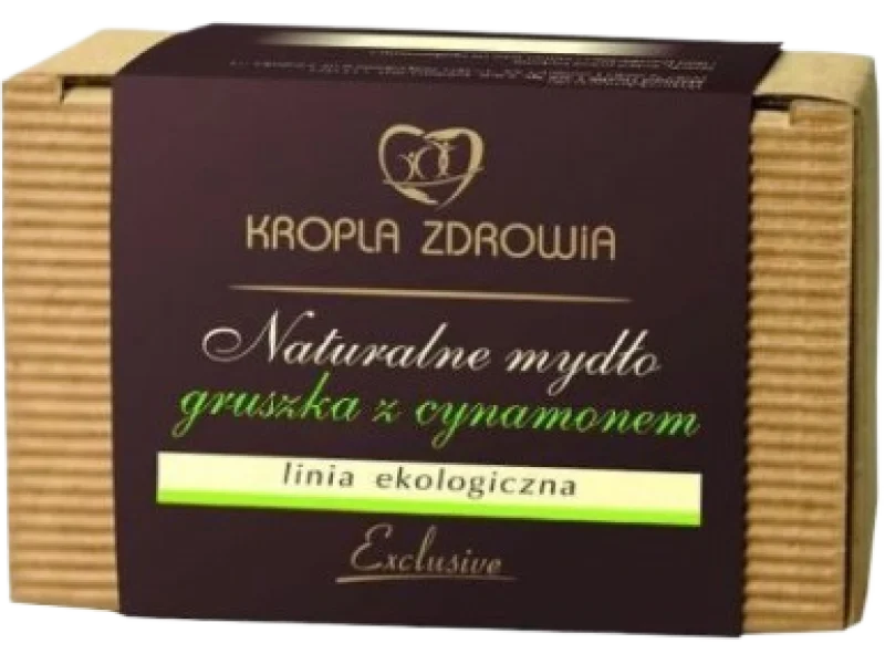 KROPLA ZDROWIA Naturalne mydło gruszka z cynamonem