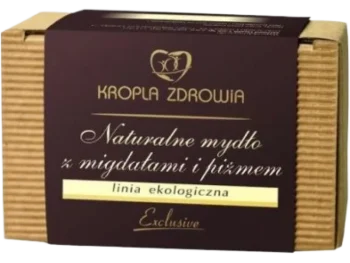 Zdjęcie produktu KROPLA ZDROWIA Naturalne mydło z migdałami i piżmem