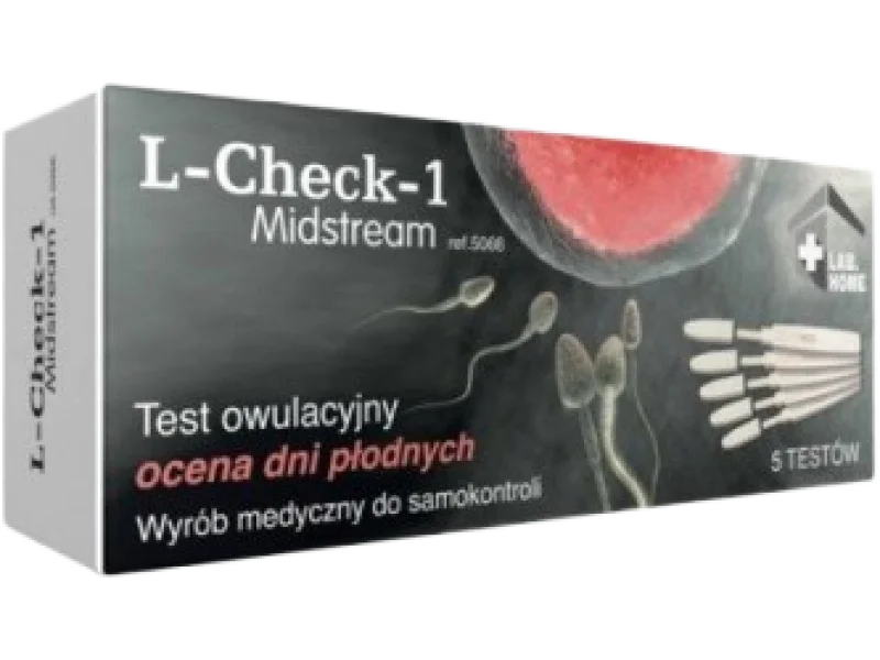 LAB.HOME L-Check-1 Midstream Test owulacyjny, test diagnostyczny