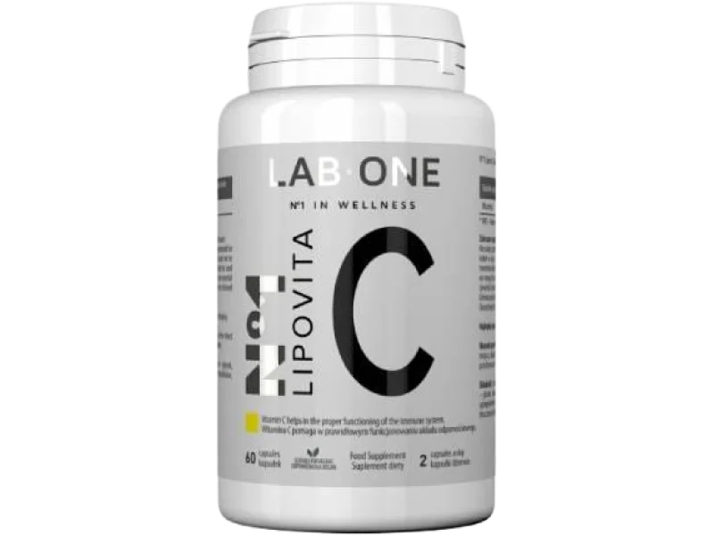 LAB ONE N°1 Lipovita C Witamina C, kapsułki, 1000 mg