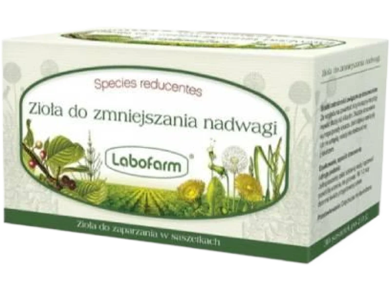 Labofarm Zioła do zmniejszania nadwagi, saszetki