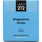 LABS212 Magnesium Citrate Cytrynian magnezu, proszek, 135 mg