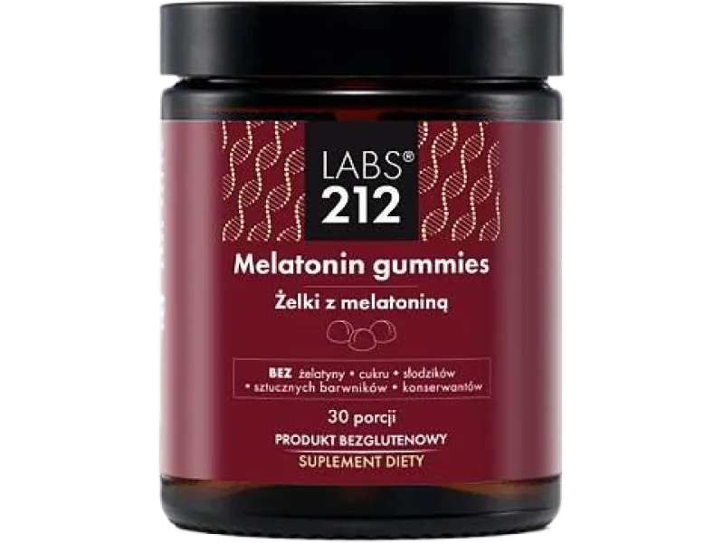 LABS212 Melatonin Gummies, żelki, 1 mg