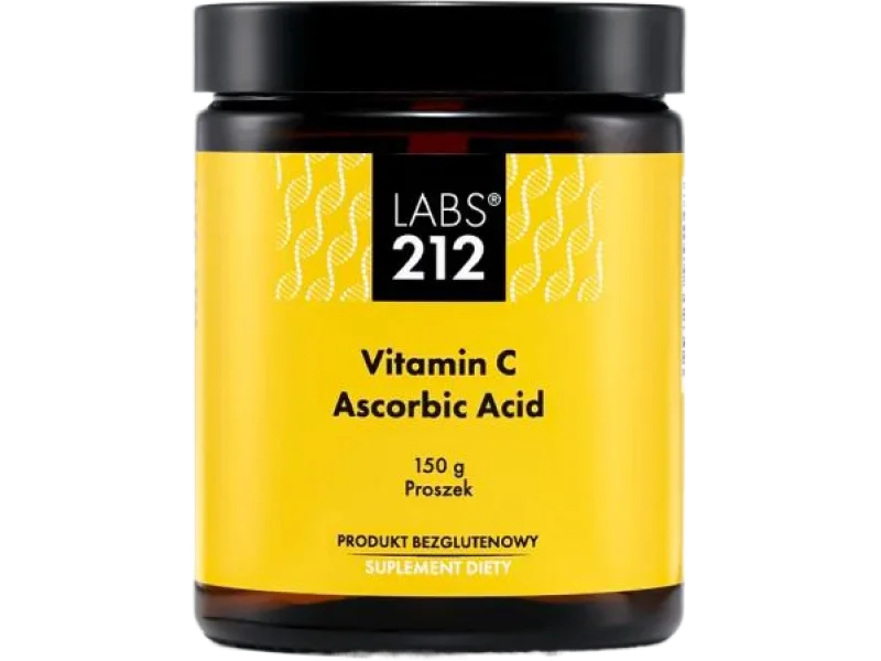 LABS212 Vitamin C Witamina C kwas L-askorbinowy, proszek, 1000 mg