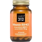 Labs212 Vitamin D3 + K2MK7, kapsułki, 4000 IU + 50 µg