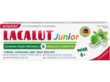 Zdjęcie produktu LACALUT Junior Pasta do zębów dla dzieci 6lat+, 1400 ppm