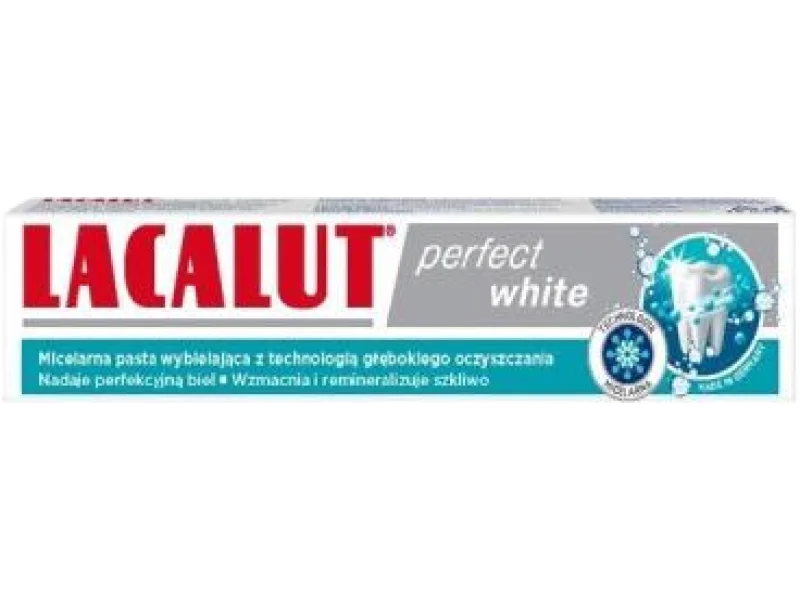 LACALUT Perfect White pasta do zębów wybielająca, pasta do jamy ustnej
