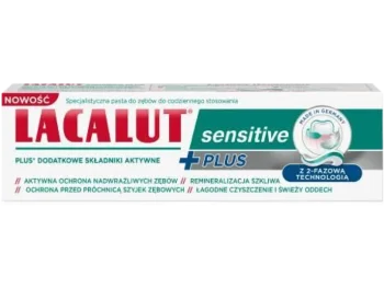 Zdjęcie produktu Lacalut Sensitive Plus Pasta do zębów wrażliwych