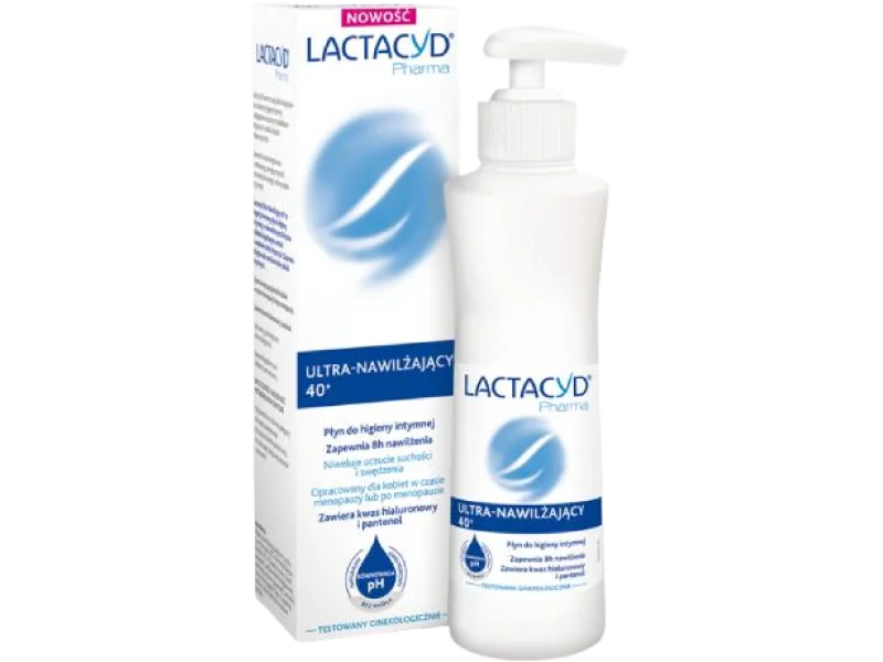 LACTACYD PHARMA ULTRA-NAWILŻAJĄCY 40+, płyn