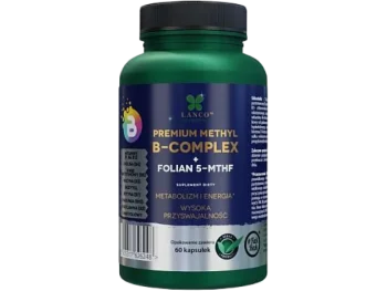 Zdjęcie produktu LANCO NUTRITIONS B-Complex Premium + kwas foliowy, kapsułki