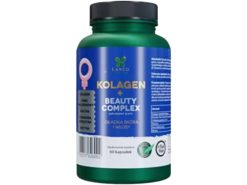 LANCO NUTRITIONS Kolagen + Beauty Complex, kapsułki