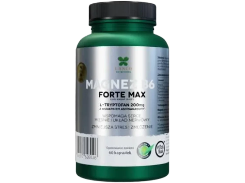 LANCO NUTRITIONS Magnez B6 Forte Max, kapsułki