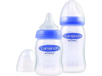 Zdjęcie produktu Lansinoh Feeding Bottle Starter Set Zestaw butelek do karmienia ze smoczkami NaturalWave