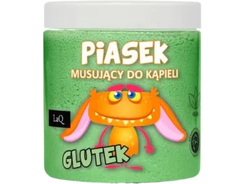 Zdjęcie produktu LaQ Glutek Piasek musujący do kąpieli zielony, proszek