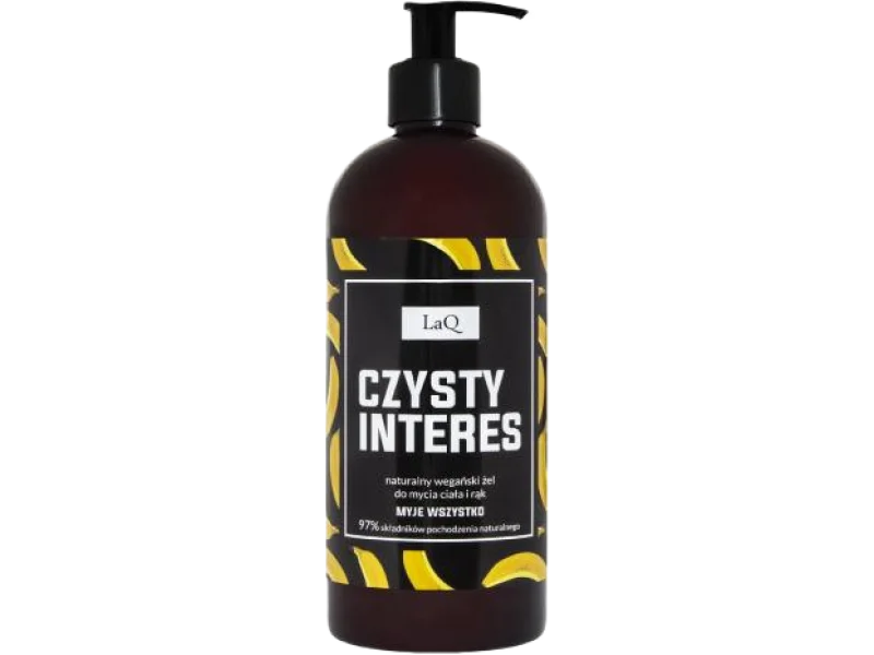 LaQ Żel do mycia ciała i rąk CZYSTY INTERES, żel