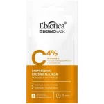 L’BIOTICA Dermomask Ekspresowo rozświetlająca maska z witaminą C, 4%