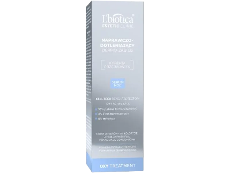 L’BIOTICA Estetic Clinic Oxy Treatment Naprawczo-dotleniający dermo zabieg, serum